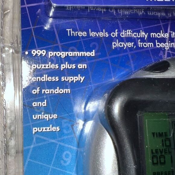 Excalibur SuDoku Touch Screen Multi Player Handheld Electronic Game Puzzles 2782 - Picture 4 of 4